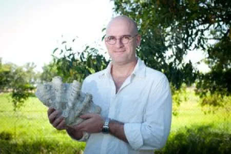 Mr Penny has found there are more species of giant clam in northern waters than was previously thought