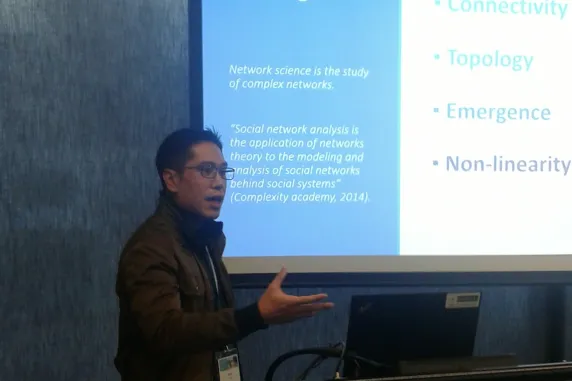 Angelo presenting