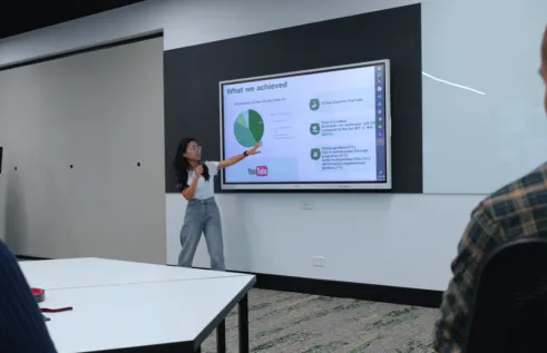The group of CDU Master of Data Science students used YouTube content and OpenAI to identify community gardens across northern Australia. 